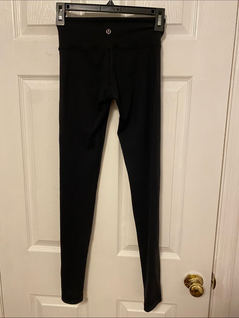 lululemon athletica Black/grey reversible Leggings - Slim Active Crop
